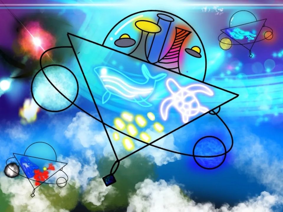 第24回入選作品「宇宙を飛ぶ未来の家」